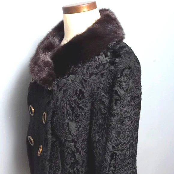 Vintage textured faux fur jacket. No tags. Medium- see measurements - Picture 6 of 14